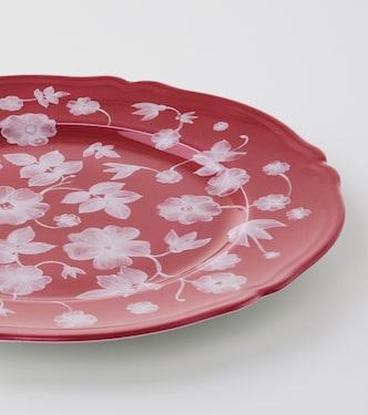 Bajoplato de porcelana floral por Ginori 1735 | Cabana