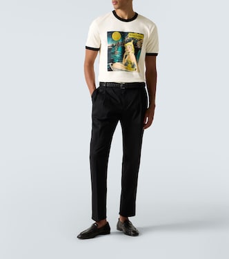 Printed cotton jersey T-shirt | Dolce&Gabbana