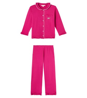 Pio ruffled cotton jersey pajamas | Konges Sløjd