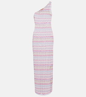 One-Shoulder-Maxikleid Zig Zag | Missoni