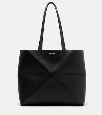 Puzzle Fold Medium leather tote bag | Loewe