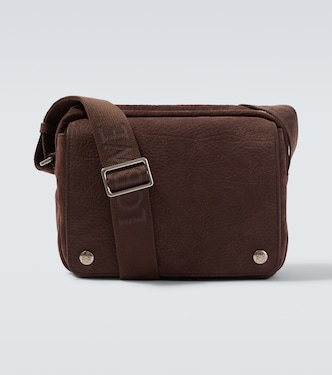 Pebble Medium leather messenger bag | Loewe