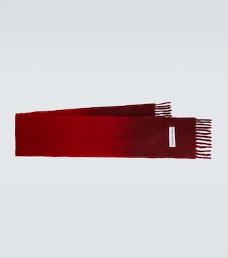 Logo fringed ombré scarf | Acne Studios