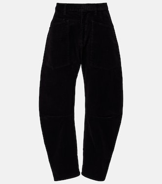Shon cotton-blend barrel-leg pants | Nili Lotan