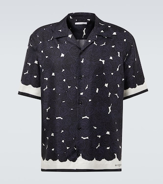 Floral silk bowling shirt | Givenchy