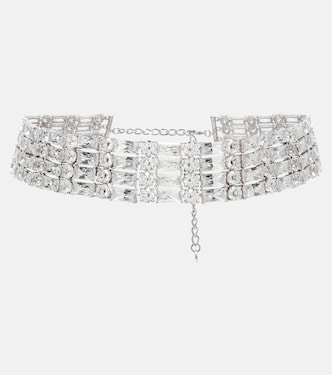 Crystal-embellished choker | Self-Portrait