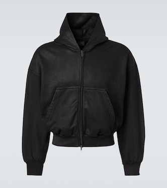 Cotton jersey zip-up hoodie | Balenciaga