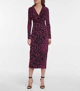 Leopard-print midi dress | Tom Ford