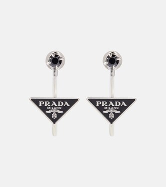 Symbole silver earrings | Prada