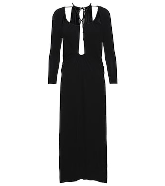 RICKOWENS♡ DRKSHDW Fog コットンミディドレス RICK OWENS* DRKSHDW コットンミディドレス フォグ ワンショル