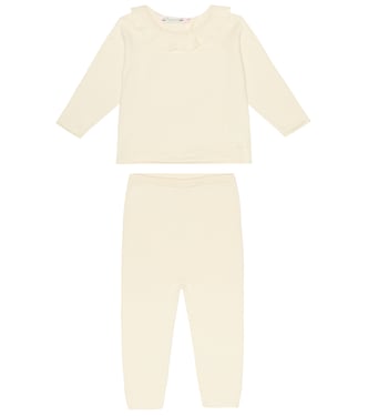 Baby Anisa cotton-blend top and pants set | Bonpoint