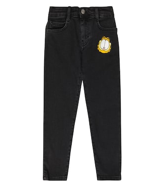 x Garfield jeans rectos de tiro medio | Marc Jacobs Kids
