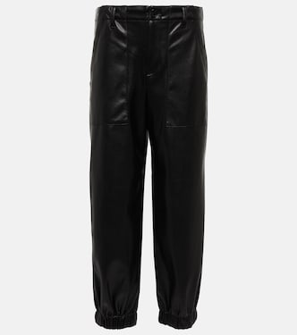 Pantalon tapered en cuir synthétique | Velvet
