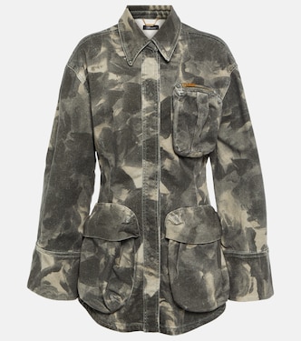 Bedruckte Jeansjacke | Blumarine