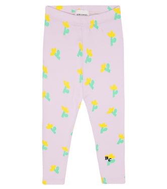 Bébé – Legging Sea Flower en coton mélangé | Bobo Choses