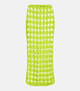 Bella crochet cotton maxi skirt | Anna Kosturova
