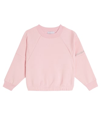 Printed cotton-blend sweatshirt | Monnalisa