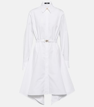 Medusa cotton shirt dress | Versace
