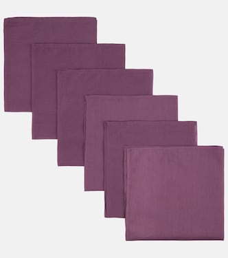 Set of 6 cotton organza napkins | Lisa Corti