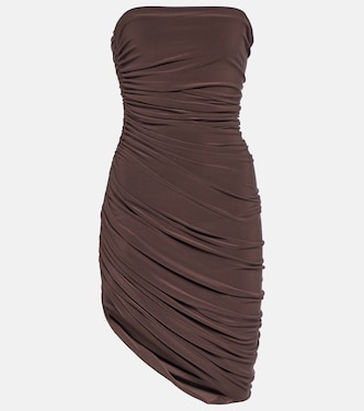 Diana strapless jersey mini dress | Norma Kamali