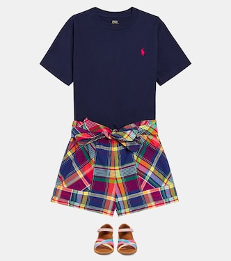 Shorts de algodón a cuadros | Polo Ralph Lauren Kids