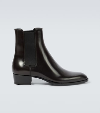 Wyatt leather Chelsea boots | Saint Laurent