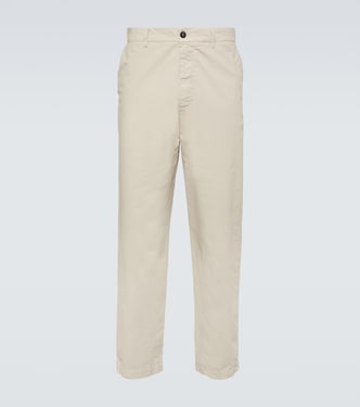 Pantalones chinos Canasta de algodón con tiro medio | Barena Venezia
