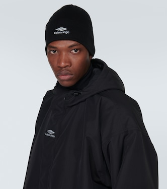 Berretto 3B Sports Icon in maglia a coste | Balenciaga