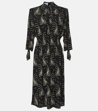 Bedrucktes Hemdblusenkleid | Prada