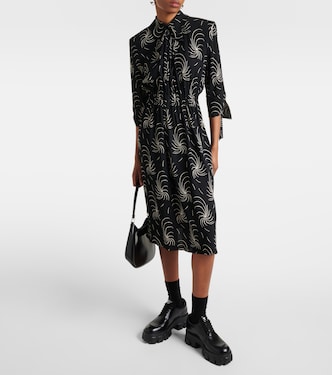 Bedrucktes Hemdblusenkleid | Prada