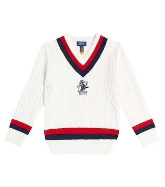 Pull brodé en coton | Polo Ralph Lauren Kids