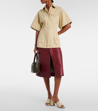 Pantoletten Lena 70 aus Leder | Jimmy Choo