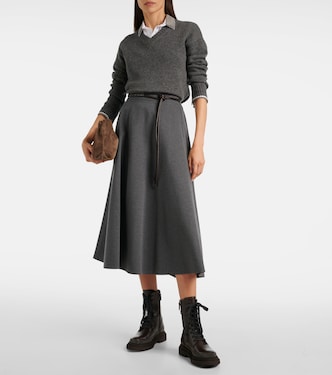 Schnürstiefel Monili aus Leder | Brunello Cucinelli