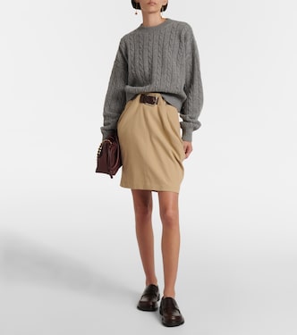 Pullover in lana a trecce | Loewe
