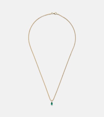 Collana in oro 18kt con smeraldo | Anita Ko