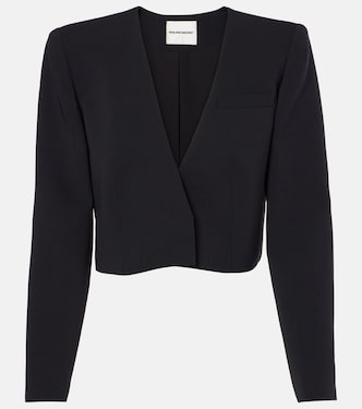 Veste raccourcie en soie et laine | Roland Mouret