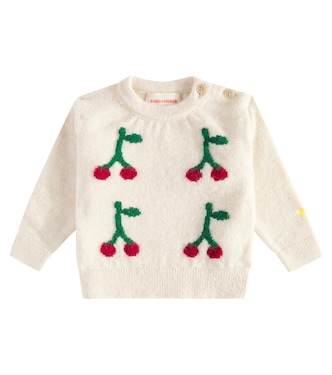 Baby - Pullover Cherry in jacquard | Bobo Choses