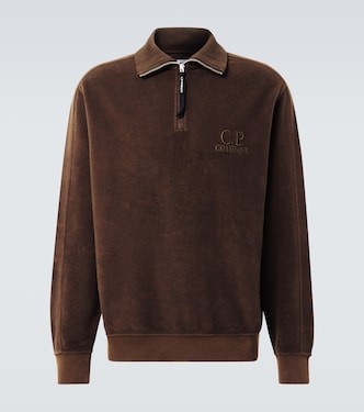 Cotton half-zip sweatshirt | C.P. Company