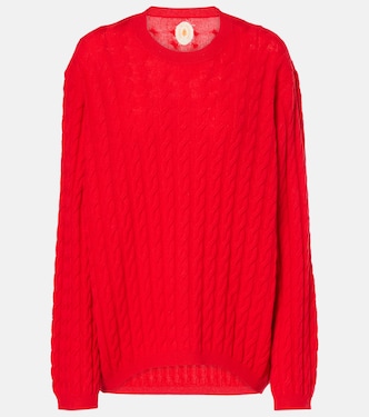 Jersey trenzado de lana y cachemir | Jardin des Orangers