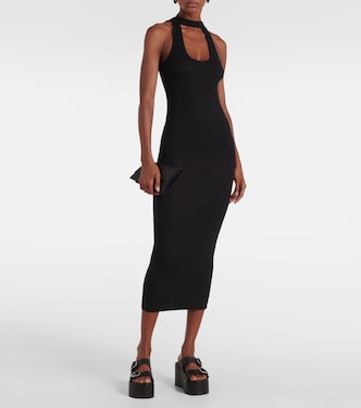 Maxikleid aus Rippstrick | Coperni
