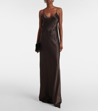 Robe longue Cami en soie | Nili Lotan