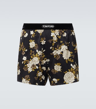 Bedruckte Boxershorts aus einem Seidengemisch | Tom Ford
