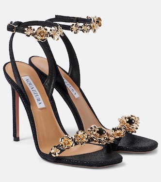Sandali Bloom 105 in canvas | Aquazzura