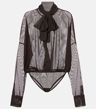 Body aus Mesh | Norma Kamali