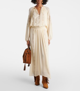 Abito lungo Odilia in seta | Isabel Marant