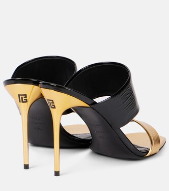 Mules PB in vernice e pelle | Balmain