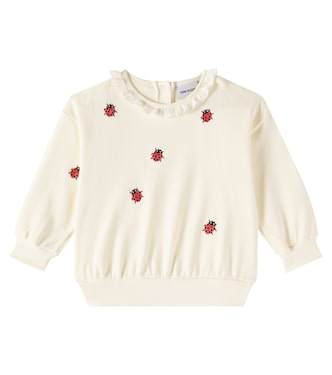 Bestickter Pullover Ladybugs aus Baumwolle | Mini Rodini