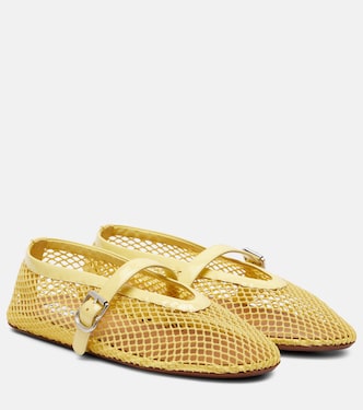 Fishnet ballet flats | Alaïa