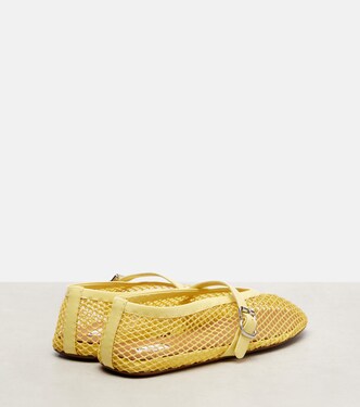 Fishnet ballet flats | Alaïa