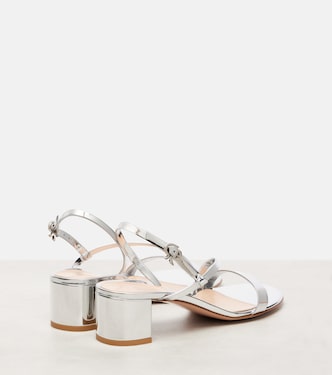 Sandali 45 in pelle metallizzata | Gianvito Rossi